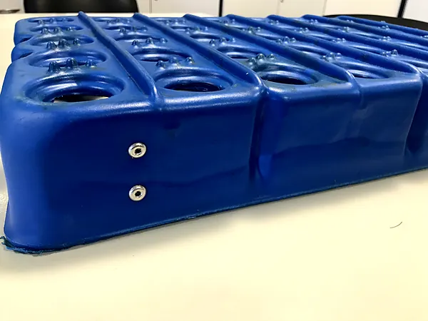 Porta tapa trasera VW, vista lateral