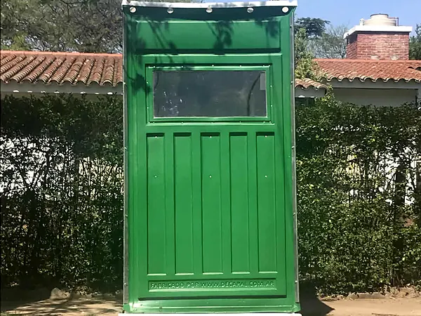 Garita verde instalada