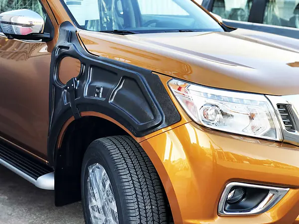 Cubre guardabarro Nissan Frontier instalado