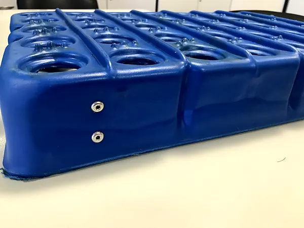 Porta tapa trasera VW, vista lateral
